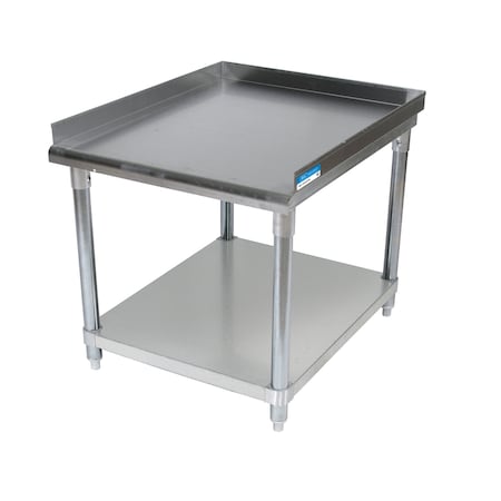 Bk Resources Stainless steel Equipment Stand W/Undershelf, 3 Sided 2"Riser 24X30 SVET-2430